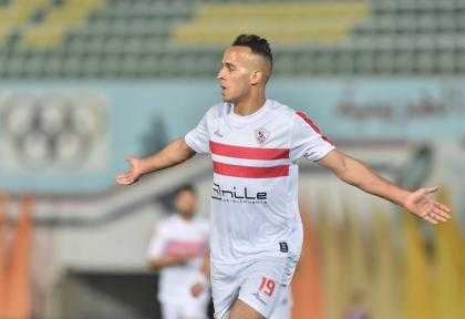 نجم الزمالك المهاجم  ناصر منسي في صدارة هدافي الدوري المصري